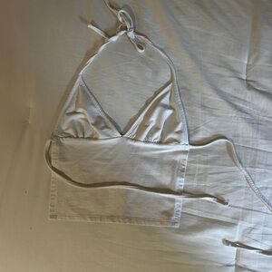 Edikted White Halter Top